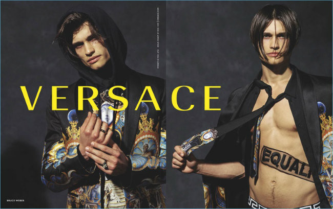 Versace reivindica la igualdad LGTB en su nueva colección 2017/2018